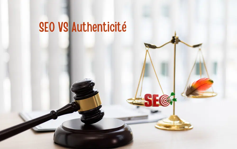 La stratégie SEO est-elle l'unique responsable de la banalisation du web ? La balance et le marteau de la justice attendent de se prononcer.