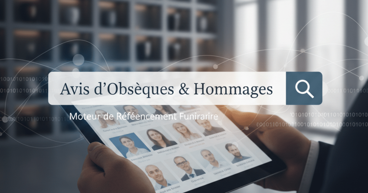 Les avis d'obsèques, un atout pour référencer un site Web funéraire
